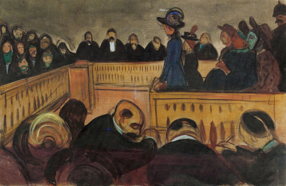 Edvard Munch - Foster Mothers in Court