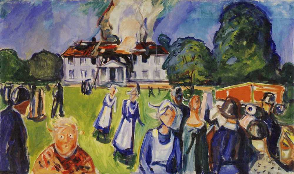 Edvard Munch - The House is Burning!