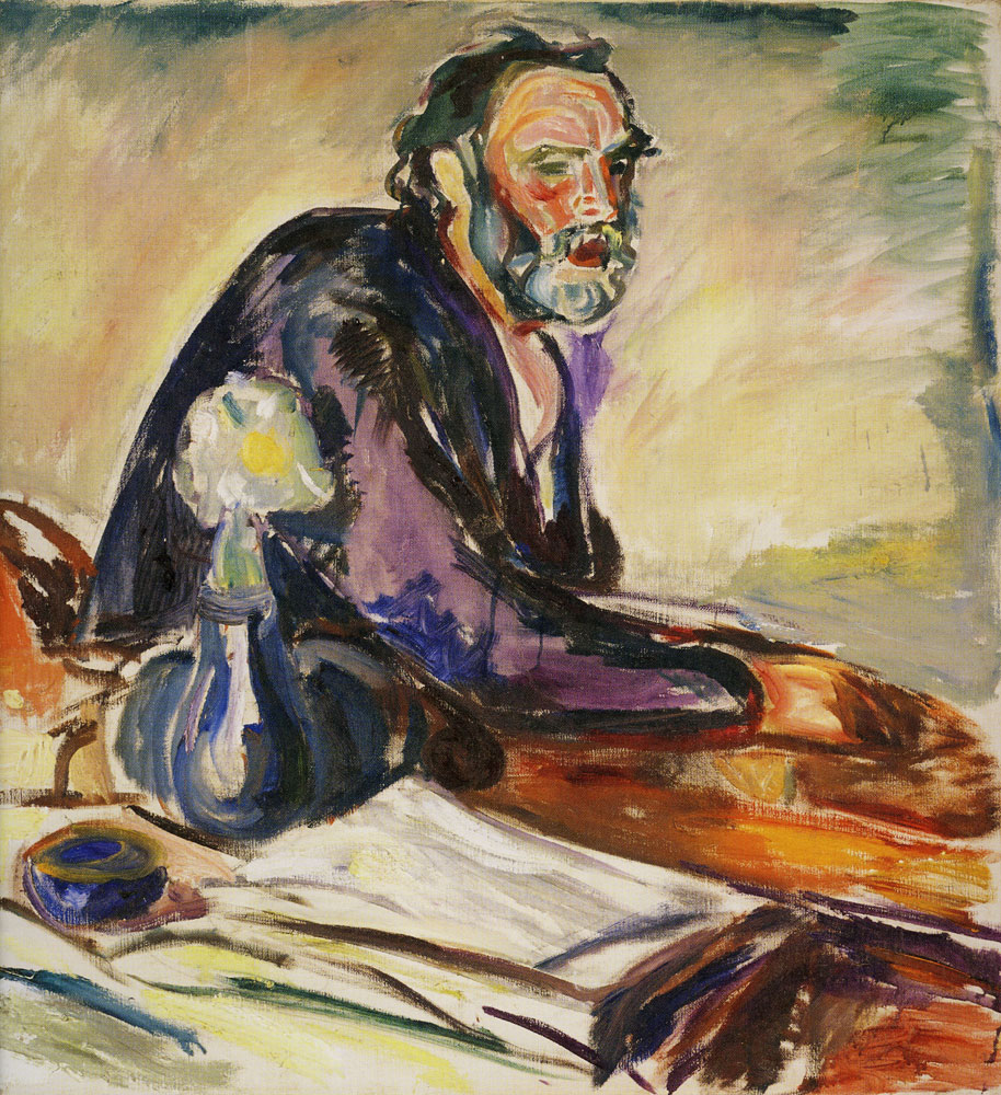 Edvard Munch - Man with Bronchitis