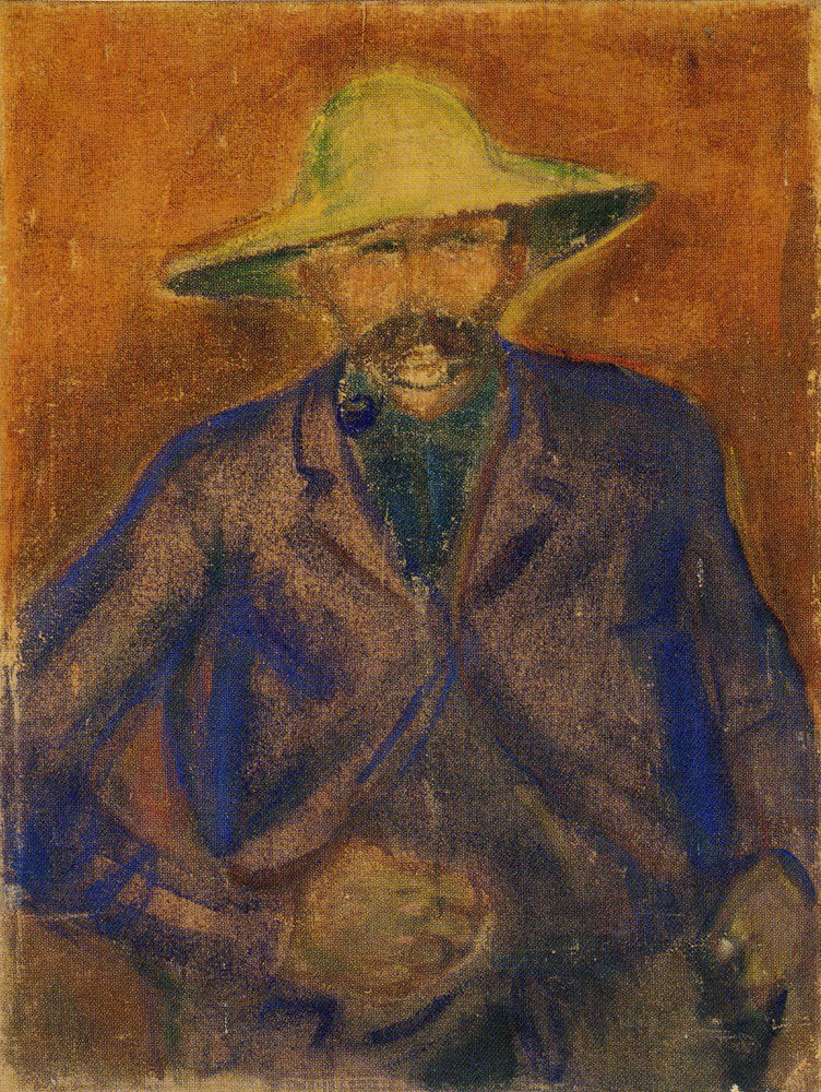 Edvard Munch - Man with Straw Hat
