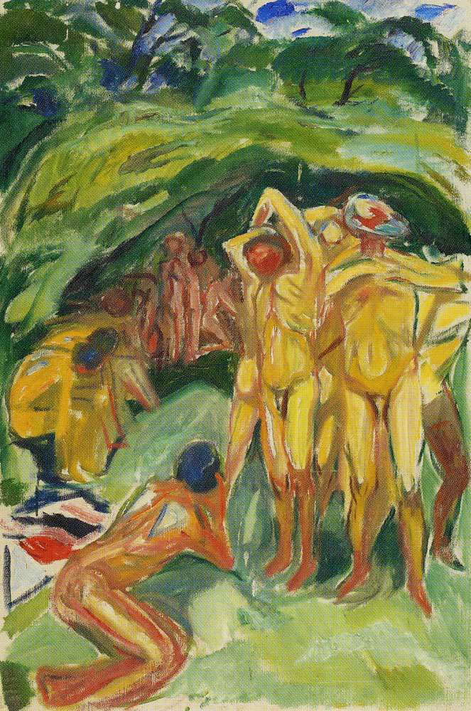 Edvard Munch - Naked Men in the Woods