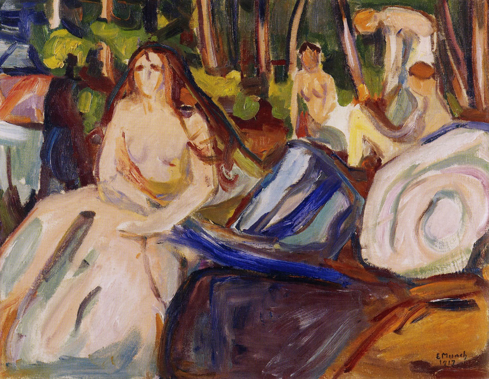 Edvard Munch - Nude in the Forest