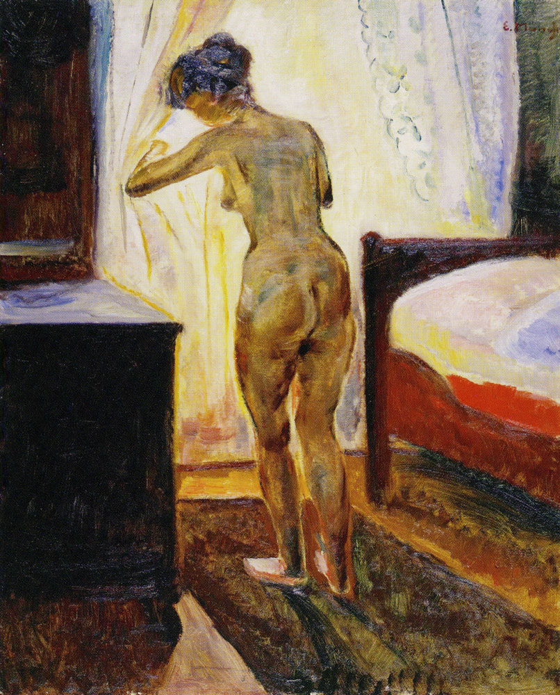 Edvard Munch - Morning, Nude at the Window