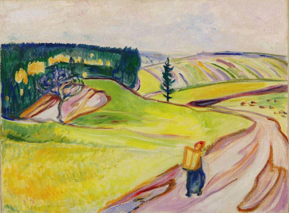 Edvard Munch - Road in Thüringen