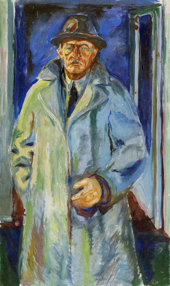 Edvard Munch - Self-Portrait in Hat and Coat