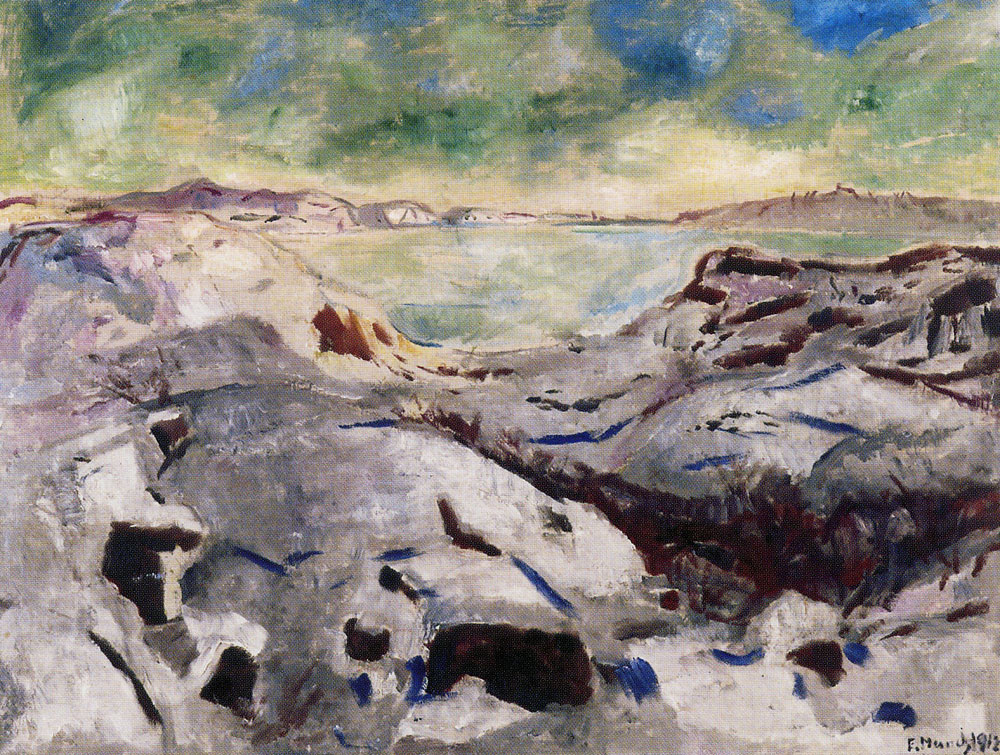 Edvard Munch - Snow Landscape from Kragerø
