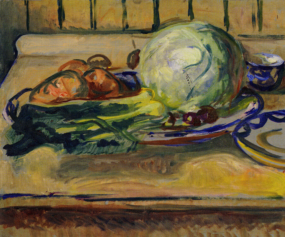 Edvard Munch - Still life with Cabbage and Other Vegetables