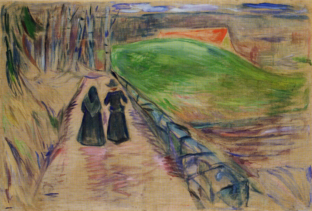 Edvard Munch - Two Women on the Road