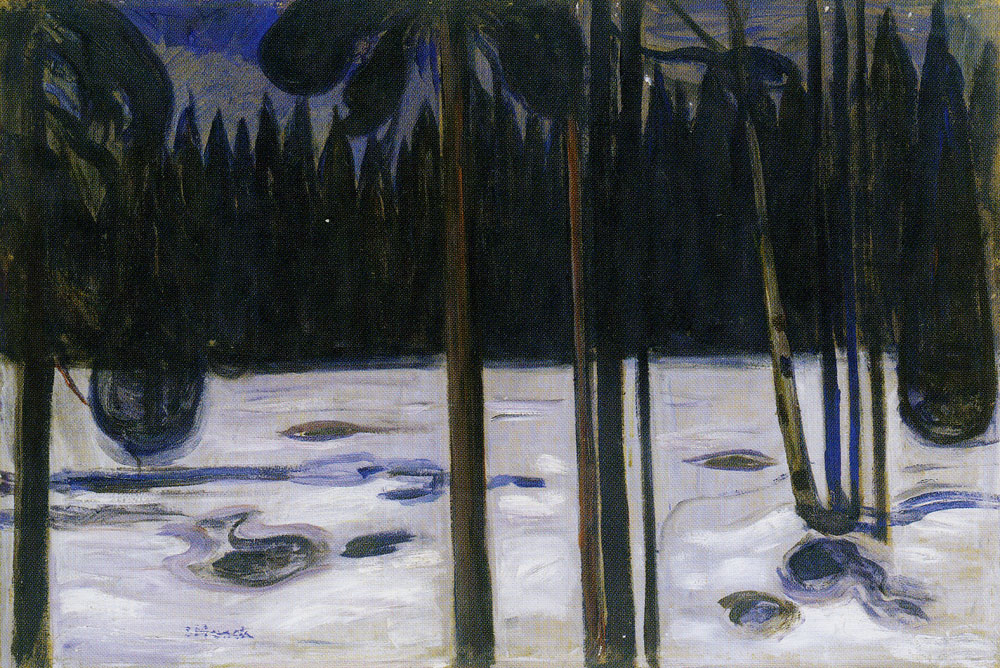 Edvard Munch - Winter Forest