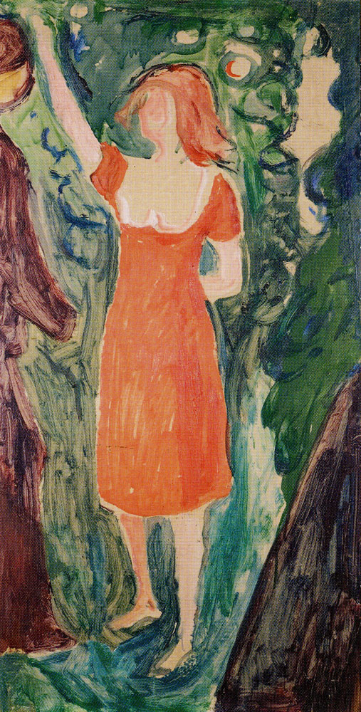 Edvard Munch - Woman in a Red Dress