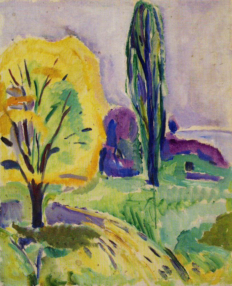Edvard Munch - Yellow and Green Tree