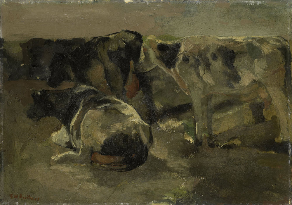 George Hendrik Breitner - Four Cows