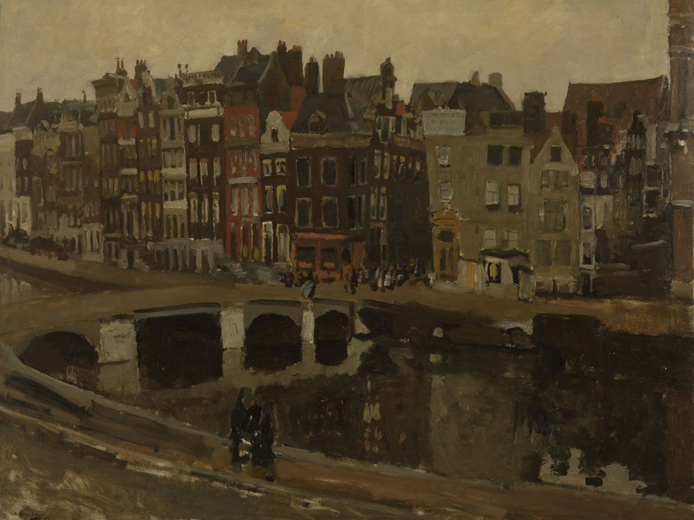 George Hendrik Breitner - The Rokin in Amsterdam