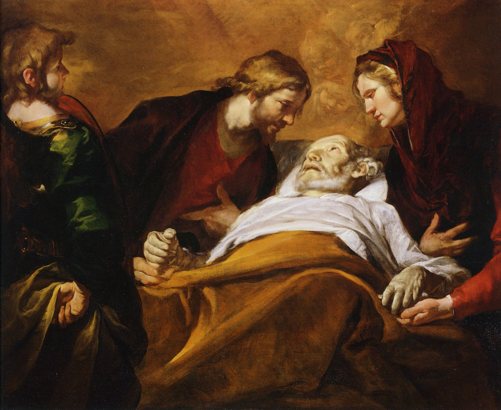 Gioacchino Asserto - The Death of Saint Joseph