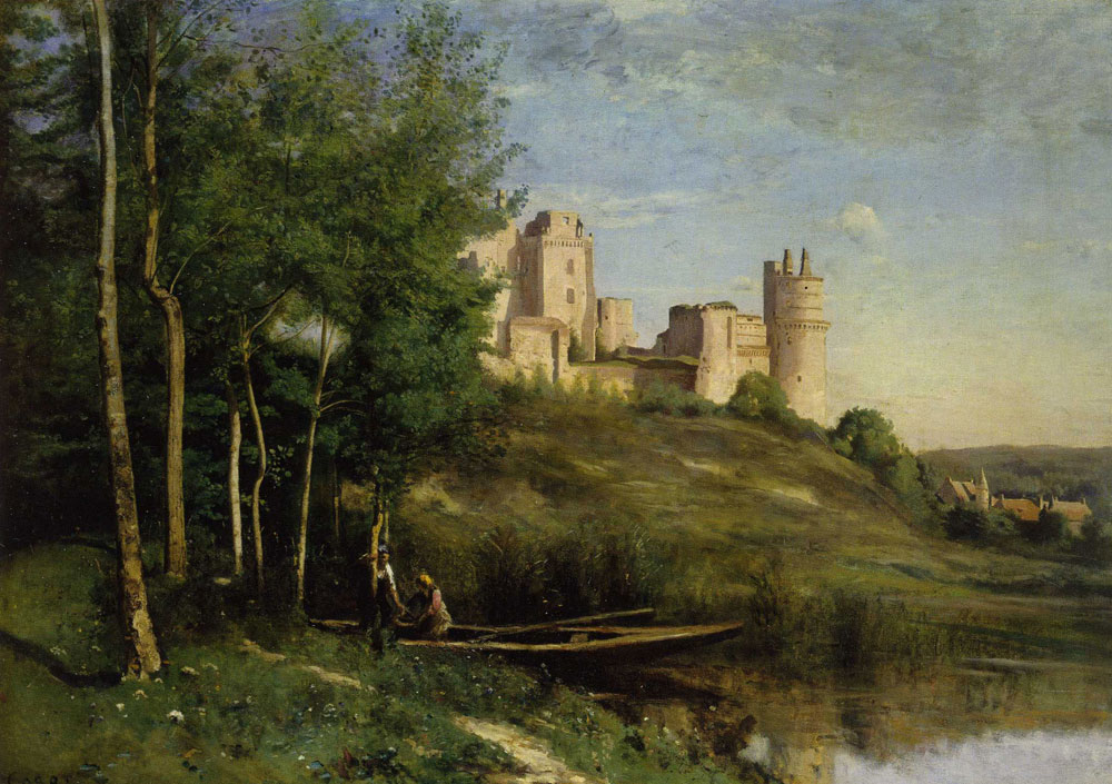 Jean-Baptiste-Camille Corot - Ruins of the Château of Pierrefonds