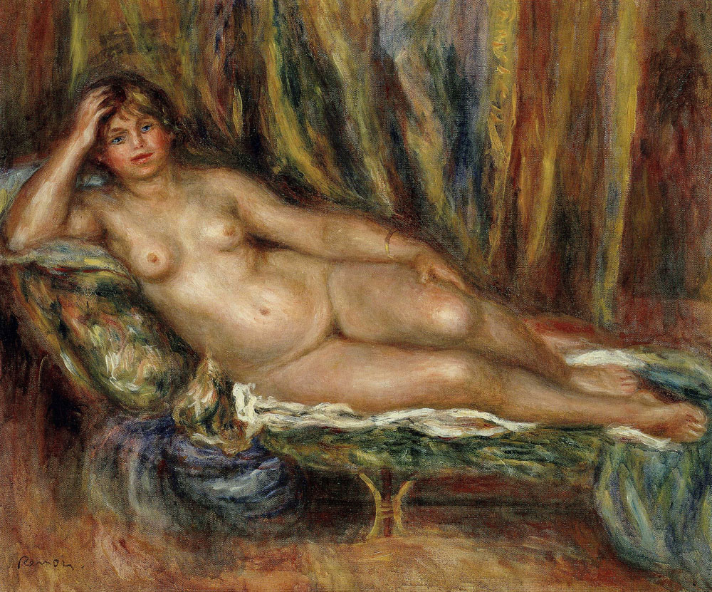 Pierre-Auguste Renoir - Nude on a Couch