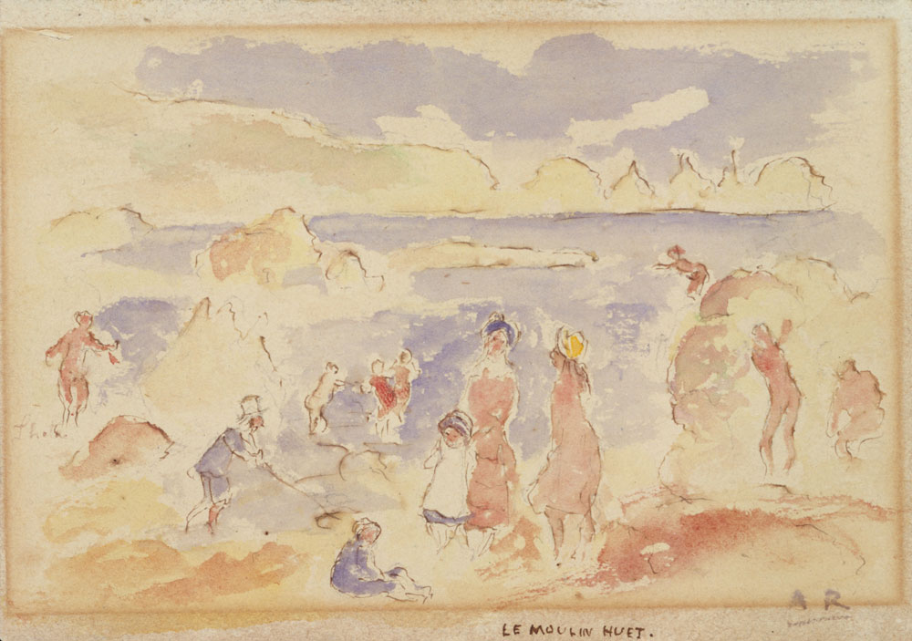Pierre-Auguste Renoir - Beach Scene