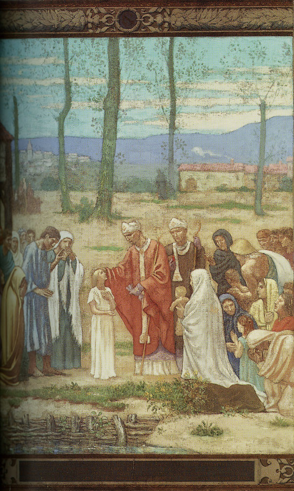 Pierre Puvis de Chavannes - The Pastoral Life of Saint Geneviève