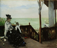 Berthe Morisot In a Villa at the Seaside