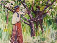 Edvard Munch Adam and Eve