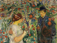 Edvard Munch - Beneath the Red Apples