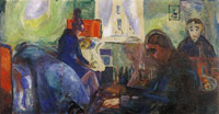Edvard Munch The Death of the Bohemian