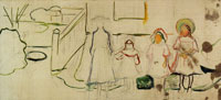 Edvard Munch - Four Girls in Åsgårdstrand