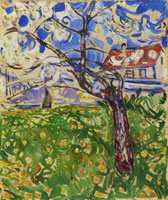 Edvard Munch Fruit Trees in Blossom