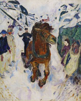 Edvard Munch Galloping Horse