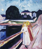 Edvard Munch The Girls on the Bridge