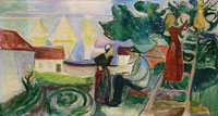 Edvard Munch Harvesting the Tree (The Freia Frieze V)
