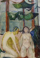 Edvard Munch - Naked Couple under the Trees