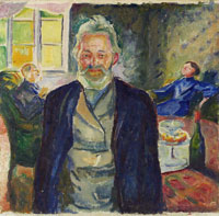Edvard Munch Old Man in an Interior