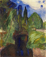 Edvard Munch Park Landscape