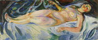 Edvard Munch Reclining Nude: Night
