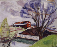 Edvard Munch The Red House