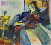 Edvard Munch - Seated Model on the Couch