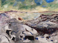 Edvard Munch Snow Landscape from Kragerø
