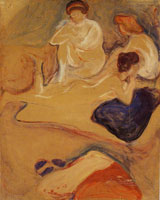 Edvard Munch Three Nudes
