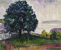 Edvard Munch - Trees by the Sea