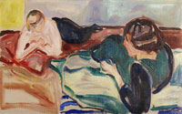 Edvard Munch Two Reclining Women