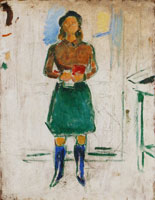 Edvard Munch - Visiting at Ekely