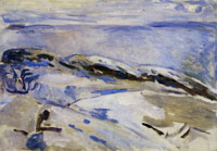 Edvard Munch Winter on the Coast