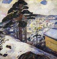 Edvard Munch - Winter in Kragerø