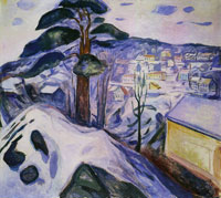 Edvard Munch - Winter in Kragerø