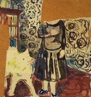Edvard Munch Woman with Samoyed