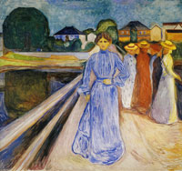 Edvard Munch The Women on the Bridge