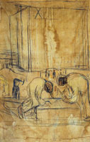 Edvard Munch - Workers on the Building Site