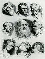 Paulus Pontius Sheet of Heads from the 