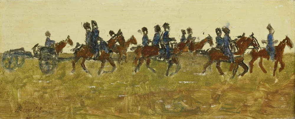 George Hendrik Breitner - Hussars on Maneuver